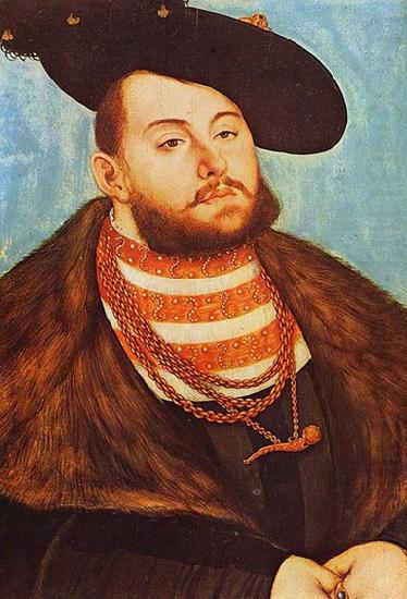 Lucas Cranach the Elder Portrat des Johann Friedrich, Kurfurst von Sachsen china oil painting image